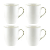 Bonna China Odette dia.3.25" h:4.25" 11 oz. Round Decorated Porcelain Mug (Set of 4)